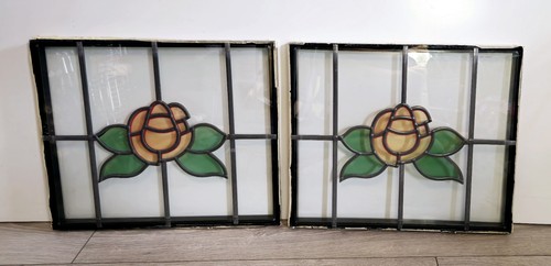 Vintage stained glass - glass, window