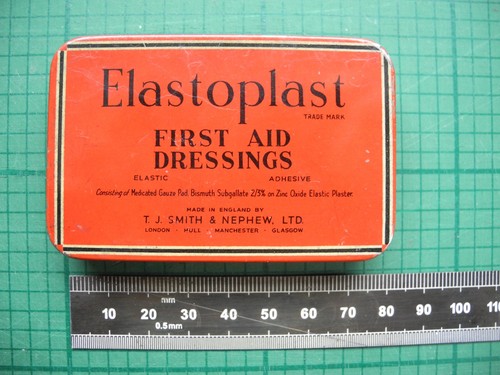 Vintage elastoplast tin - vintage,