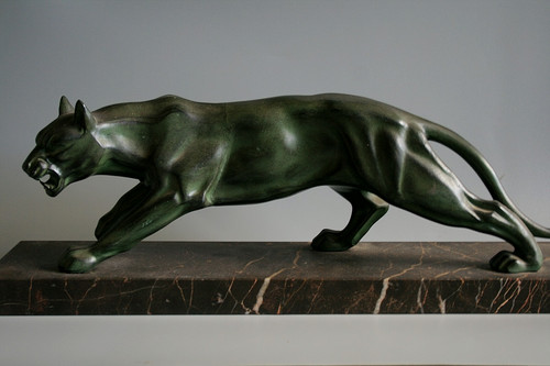 Antique art deco - antique, bronzed