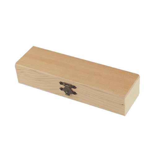 Wooden pencil case box diy - wooden,