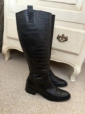 Duo Size 40 Uk 7 Croc Black