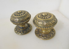 Victorian brass door knobs - victorian,