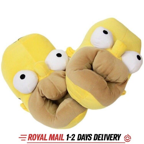 Homer simpson head slippers - homer,