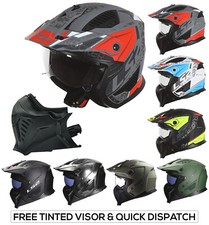 LS2 OF606 DRIFTER DEVOR MODULAR ECE22.06 OPEN FACE MOTORCYCLE BIKE CRASH HELMET