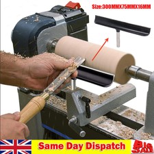 Woodworking Lathe Tool Rest Stainless Steel Wood Turning Steady Rest 30CM 16mm `