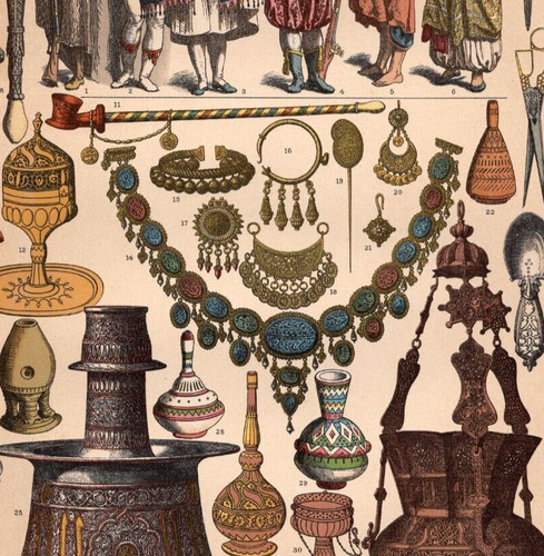 Arabian jewelry costume - arabian,