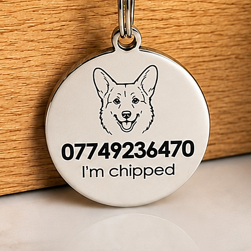 Personalised welsh corgi dog - corgi,