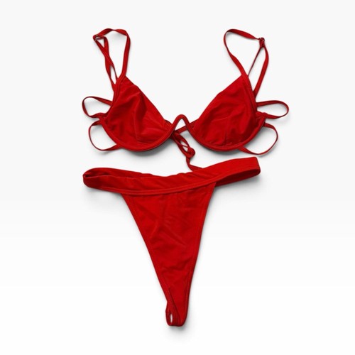 Missguided red bikini set 6 - bikini, us
