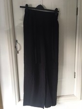 Women’s Wide Leg Black Trousers Size Small