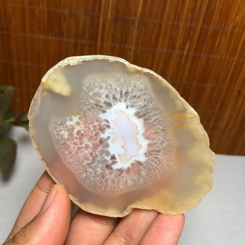 84mm natural agate slab slice - 84mm, slab/slice