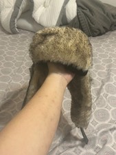 Men Wool Blend Trapper Hat