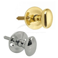 Door Rack Bolts For Added Security Chrome or Brass  Optional Thumb Turn or Key 