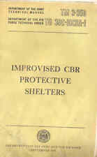TM3-350 Improvised CBR Protective Shelters Repair Maintenance Operators book USA