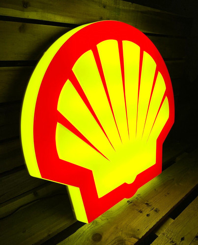 Shell led sign - 3d,