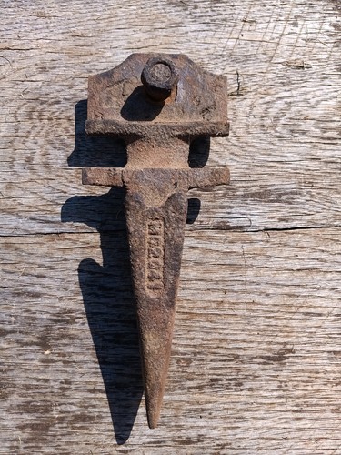 Vintage sickle mower rock - mower,