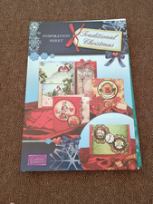 HUNKYDORY TRADITIONAL CHRISTMAS CARD MAKING KIT PART USED - DIE CUT TOPPERS CARD