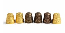 Vintage thimbles set of 6
