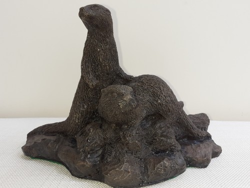 Cold cast bronze - bronze, double