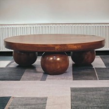 Circular Wooden Coffee Table
