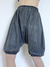 Rubber Underwear Long Latex Mix Bloomers Pants Panties Rubbery Shorts Directoire