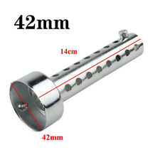 2x 42mm Silver Motorcycle