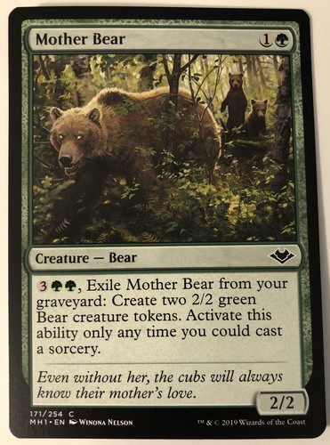 Mtg mother bear modern - mother,