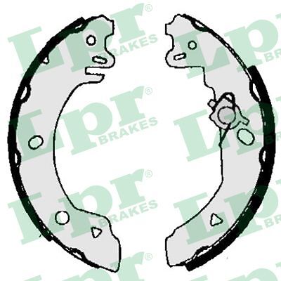 Lpr 05770 brake shoe set - set, rear
