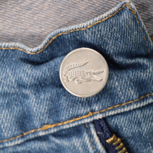 Vintage lacoste denim shorts - denim,