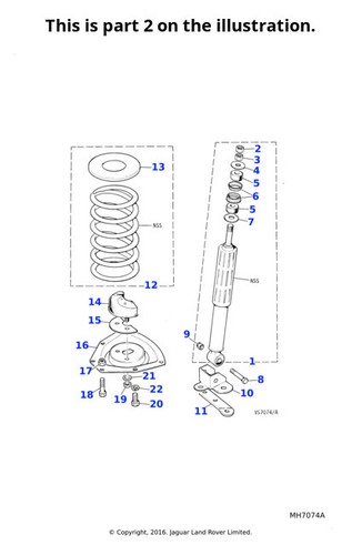 20x jaguar locking nut - 20x,