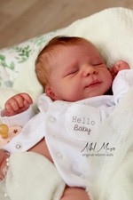 19" Finished Reborn Doll Parts Juliette Cute Baby 3D Painted Veins Cloth Body