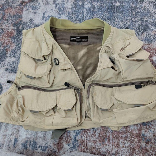 Simms fishing vest beige - fishing,