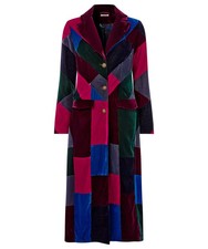 JOE BROWNS  PERFECTLY PATCHWORK VELVET COAT - Size 8 - RRP £120