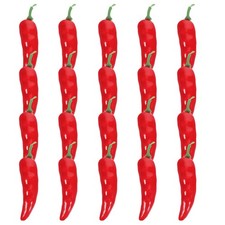  40 Pcs Simulated Pepper Model Fake Vegetables Mini Artificial Peppers