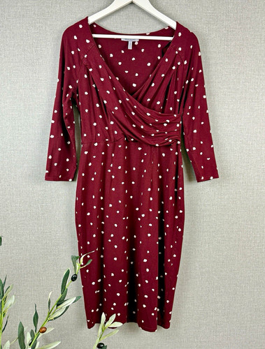 Bravissimo burgundy wrap spot - burgundy,