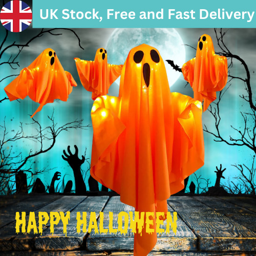 Halloween glowing ghost - ghost, light