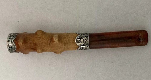 Antique silver meerschaum and - antique,