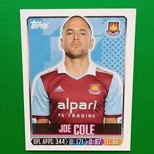 TOPPS Premier League 2014 JOE COLE Sticker #350