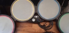 Wired Rockband Drum Set Xbox 360 complete with Pedal & Sticks * read description