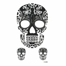 Skull Temporary Tattoos Women