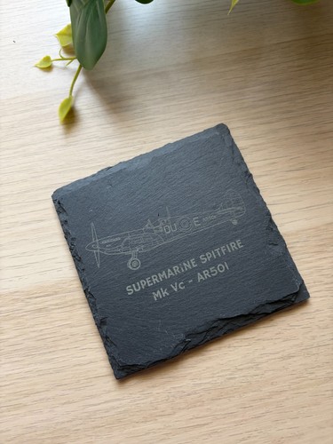 Engraved supermarine spitfire - engraved,