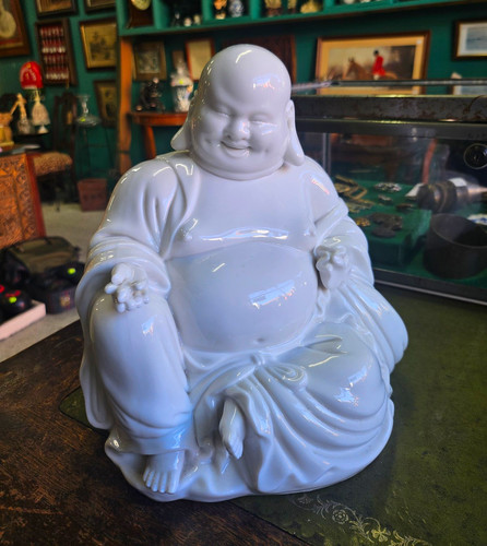 Porcelain buddha figure - porcelain,
