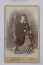 CDV OF SMART BOY IN CAP AND