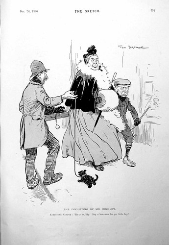 Antique old print tom - antique,