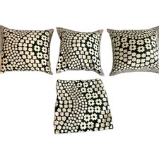 1960S BLACK AND WHITE CUSHIONS & COVERS MARIMEKKO STYLE GENUINE VINTAGE 1960S
