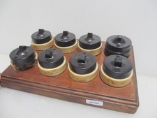 Vintage Bakelite Ceramic Light Switches Old Switch Antique Switchboard Art Deco