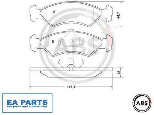 Brake pad set disc - pad,