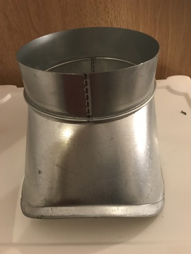 Curved boot 140 metal duct - curved,