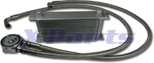 19 Rows Oil Cooler incl. Connection Kit OPEL CORSA ASTRA CALIBRA C20LET