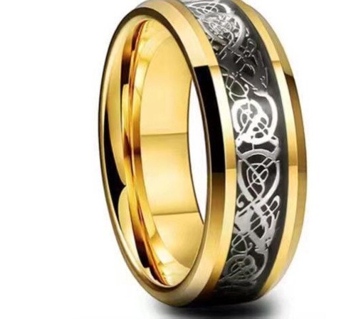 Mens dragon ring stainless - mens,