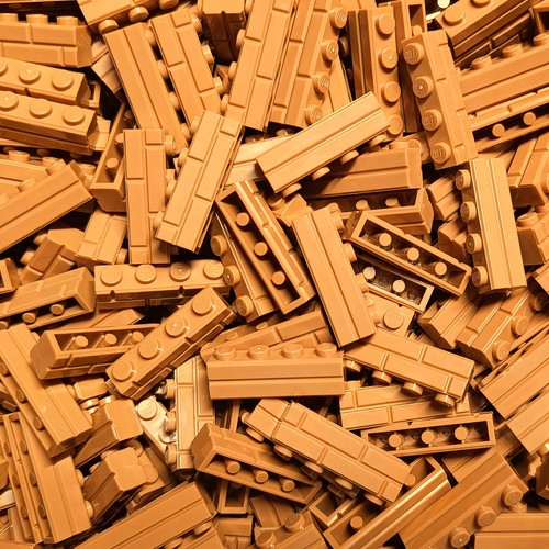 Lego 1x4 medium nougat - lego,